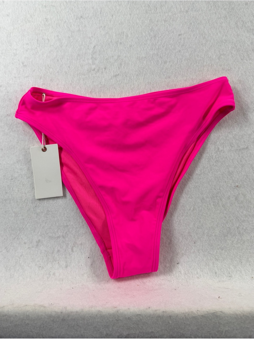 NWT Good American Neon Pink Bikini Bottoms Size 1